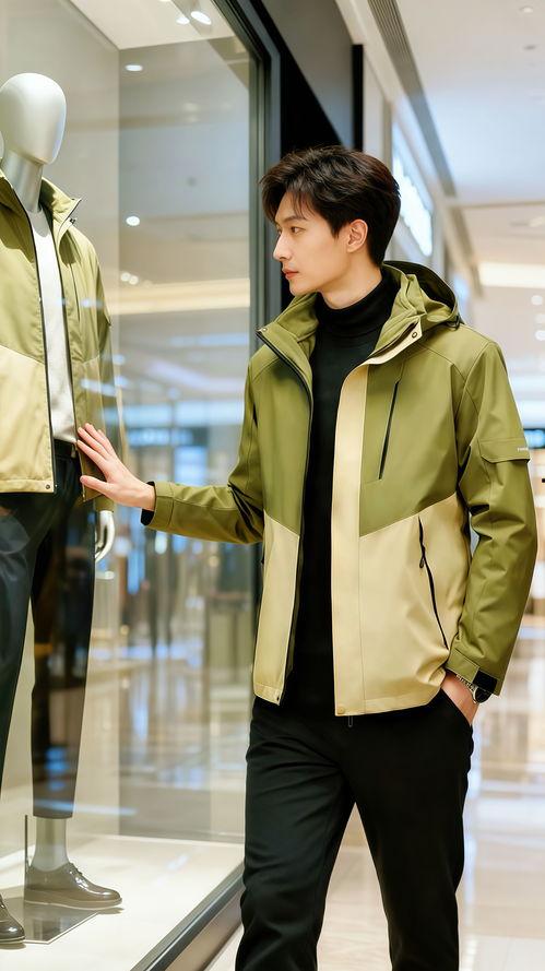 国产冲锋衣男生穿搭视频,时尚与实用的完美结合